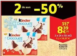 Cora Roomijs KINDER STICKS aanbieding