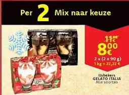 Cora Ijsbekers GELATO ITALIA aanbieding