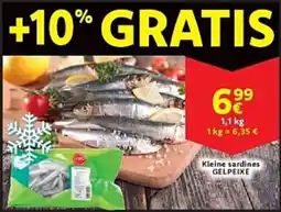 Cora Kleine sardines GELPEIXE aanbieding