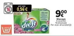 Cora Dreft Wascaps aanbieding