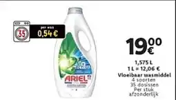 Cora Ariel vloeibaar wasmiddel aanbieding
