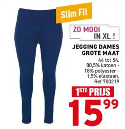 Trafic Jegging dames grote maat aanbieding