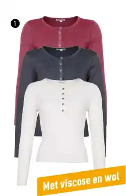 Trafic T-shirt lange mouwen dames aanbieding