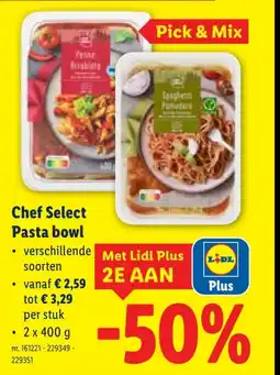 Lidl Chef Select Pasta bowl aanbieding