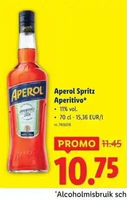 Lidl APEROL Aperol Spritz Aperitivo aanbieding