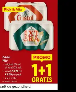 Lidl Cristal Pils aanbieding