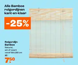 Kwantum Rolgordijn Bamboe aanbieding