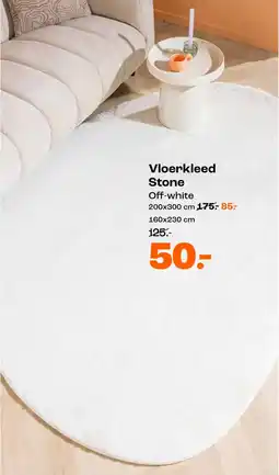 Kwantum Vloerkleed Stone aanbieding