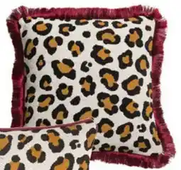 Kwantum Kussen Panter Fringe aanbieding