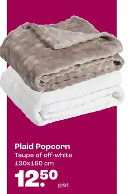 Kwantum Plaid Popcorn aanbieding