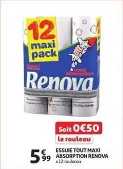 Auchan Essuie tout maxi absorption renova aanbieding
