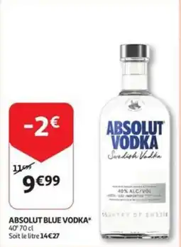 Auchan Absolut blue vodka aanbieding