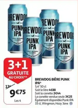 Auchan Brewdog bière punk ipa aanbieding