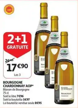 Auchan Bourgogne chardonnay AOP aanbieding