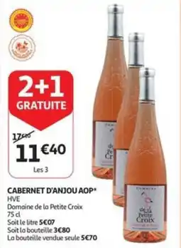 Auchan Cabernet d'anjou AOP aanbieding