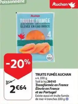 Auchan Truite fumée auchan aanbieding