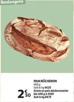 Auchan Pain bucheron aanbieding