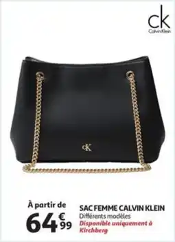 Auchan Sac femme calvin klein aanbieding