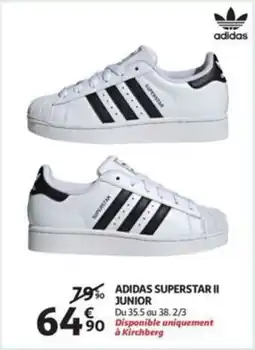 Auchan Adidas superstar ii junior aanbieding