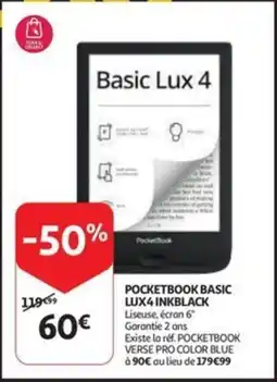 Auchan Pocketbook basic lux4inkblack aanbieding