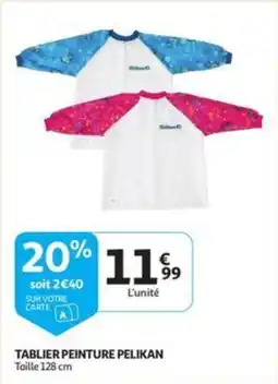 Auchan Tablier peinture pelikan aanbieding