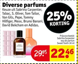 Kruidvat Diverse parfums aanbieding