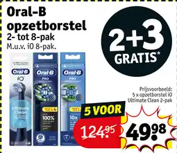 Kruidvat Oral-B Opzetborstel aanbieding