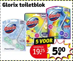 Kruidvat Glorix toiletblok aanbieding