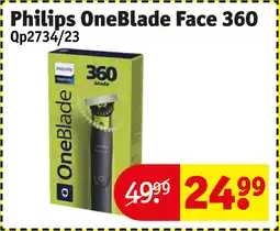 Kruidvat Philips OneBlade Face 360 aanbieding