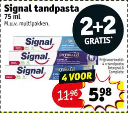 Kruidvat Signal Tandpasta aanbieding