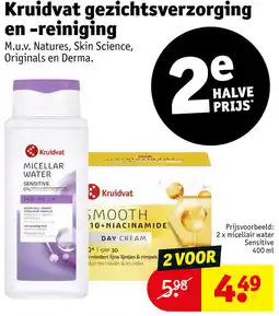 Kruidvat Kruidvat gezichtsverzorging en reiniging aanbieding