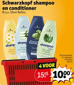 Kruidvat Schwarzkopf shampoo en conditioner aanbieding
