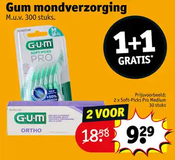 Kruidvat Gum mondverzorging aanbieding