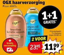 Kruidvat OGX haarverzorging aanbieding