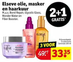 Kruidvat Elseve olie, masker en haarkuur aanbieding