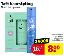 Kruidvat Taft haarstyling aanbieding