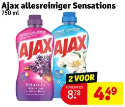 Kruidvat Ajax allesreiniger Sensations aanbieding