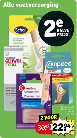 Kruidvat Alle voetverzorging aanbieding
