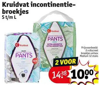 Kruidvat Kruidvat Incontinentiebroekjes aanbieding