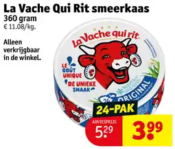 Kruidvat La Vache Qui Rit smeerkaas aanbieding