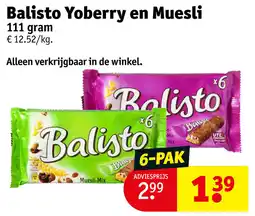 Kruidvat Balisto Yoberry en Muesli aanbieding