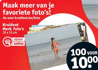 Kruidvat Kruidvat Merk foto's aanbieding