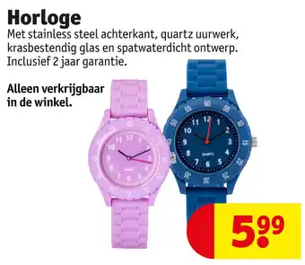 Kruidvat Horloge aanbieding