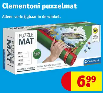 Kruidvat Clementoni puzzelmat aanbieding