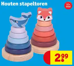 Kruidvat Houten stapeltoren aanbieding