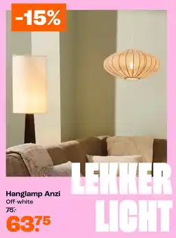 Kwantum Hanglamp Anzi aanbieding