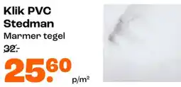 Kwantum Klik PVC Stedman aanbieding