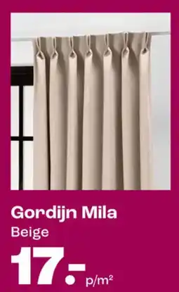 Kwantum Gordijn Mila aanbieding