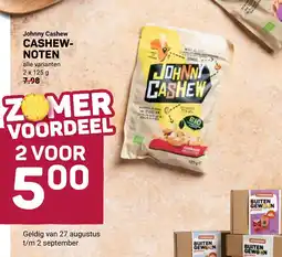 Ekoplaza Johnny Cashew Cashewnoten aanbieding