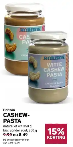 Ekoplaza Horizon Cashewpasta aanbieding
